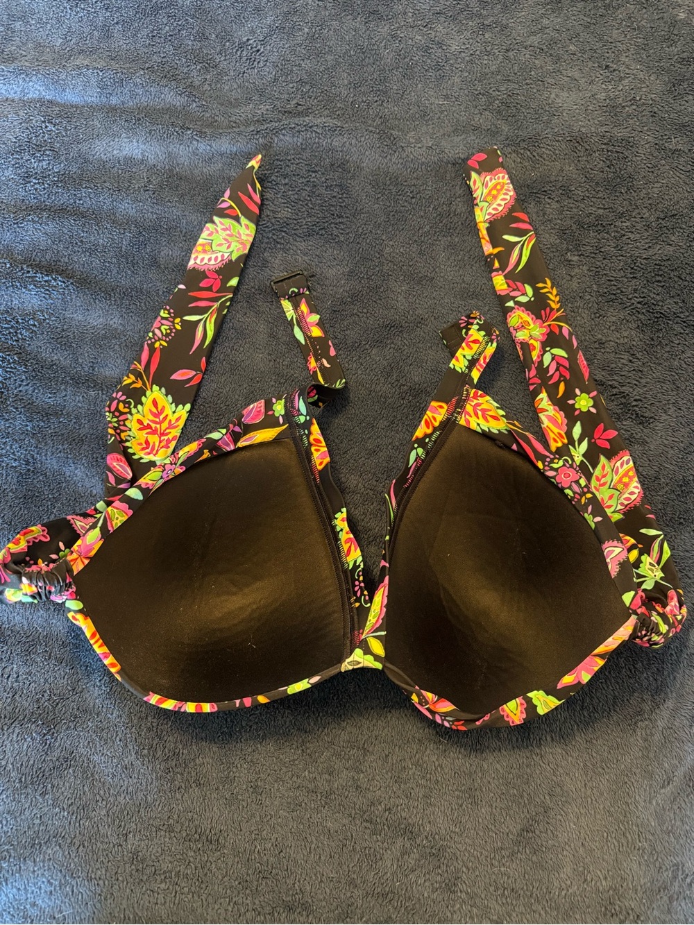 Venus: Goddess Push-Up Bikini Top - Field Floral (36 DDD) - Picture 7 of 7